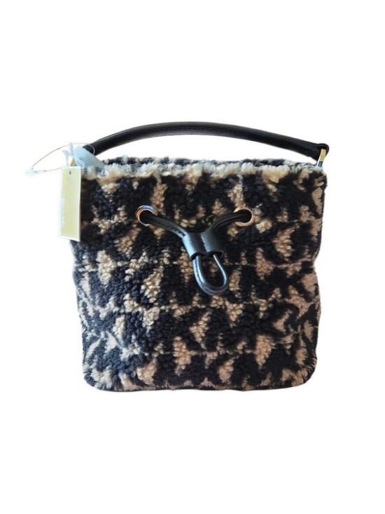 Michael Kors Handbags - NWT Michael Kors Suri Faux Fur Bucket Crossbody Bag